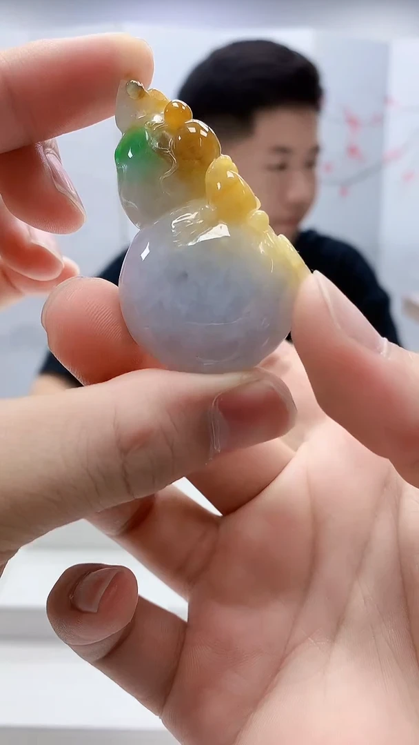 定制翡翠未镶嵌4917bb-毛货挂件59