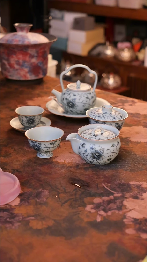 【闪购商品】陶瓷茶具（无礼盒无茶盘）@@A11852