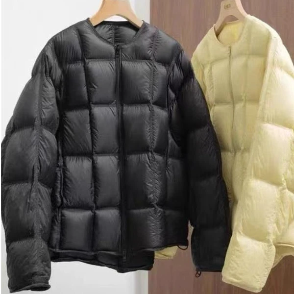 方块泡芙无领外套自留款太好看了