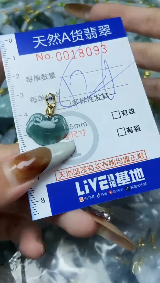 【闪购商品】翡翠颈饰未镶嵌天然A货翡翠