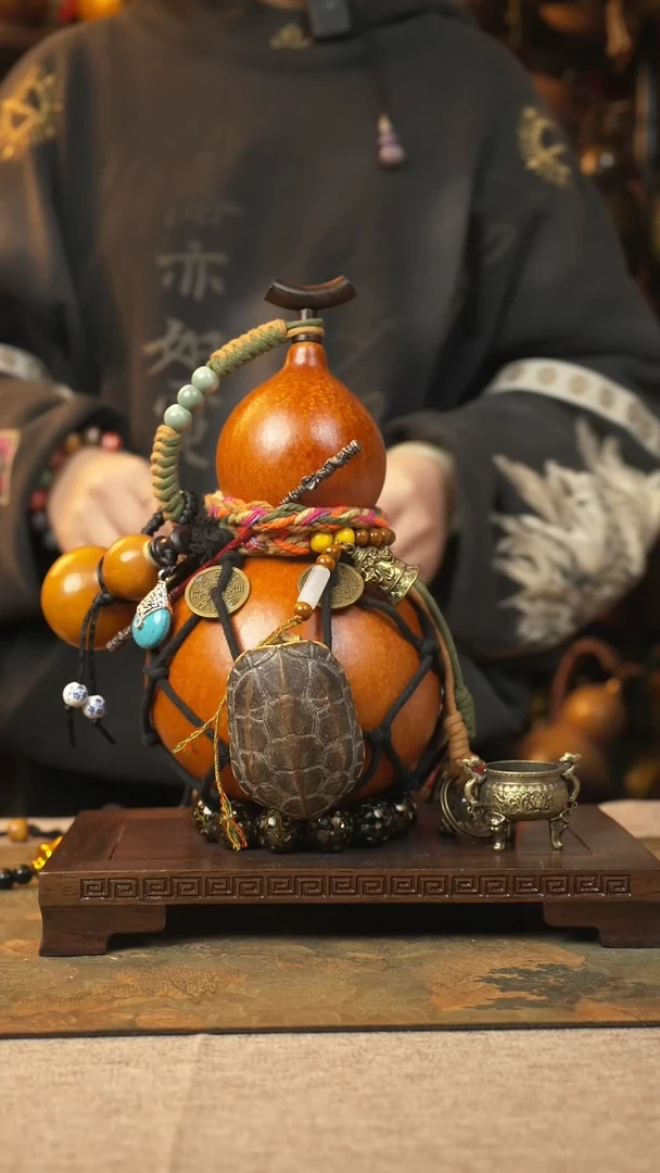 【闪购商品】122大漆葫芦一物一拍记900ml