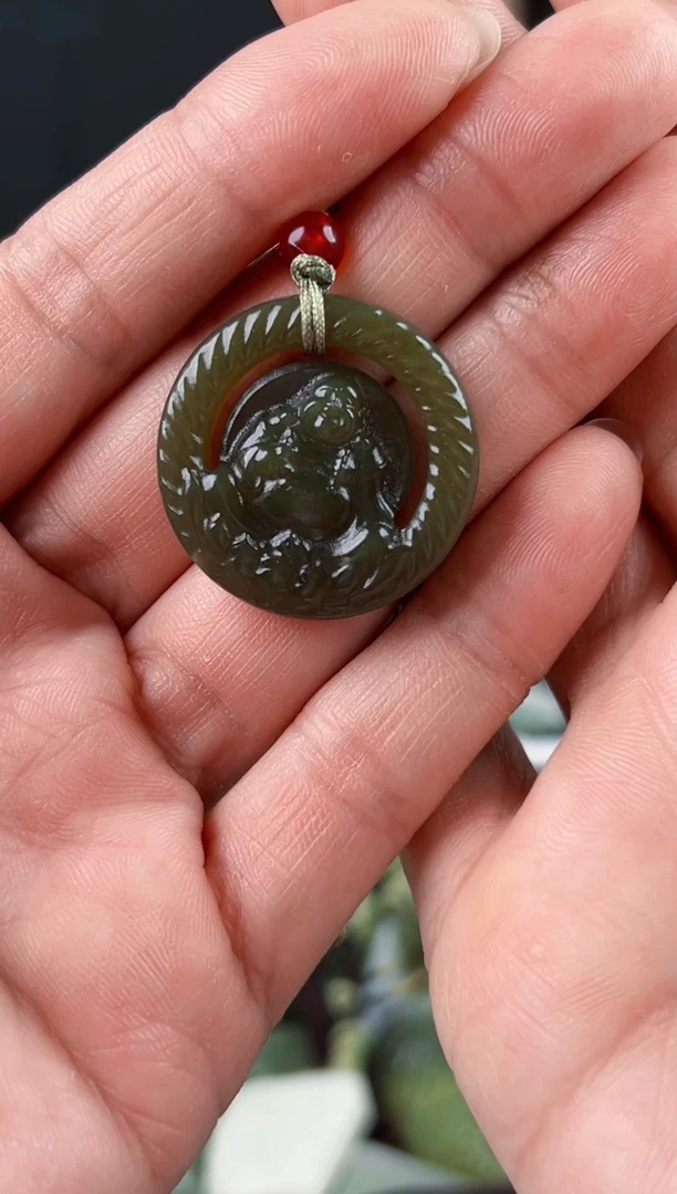 颈饰未镶嵌和田玉拍一发一，多样性发货