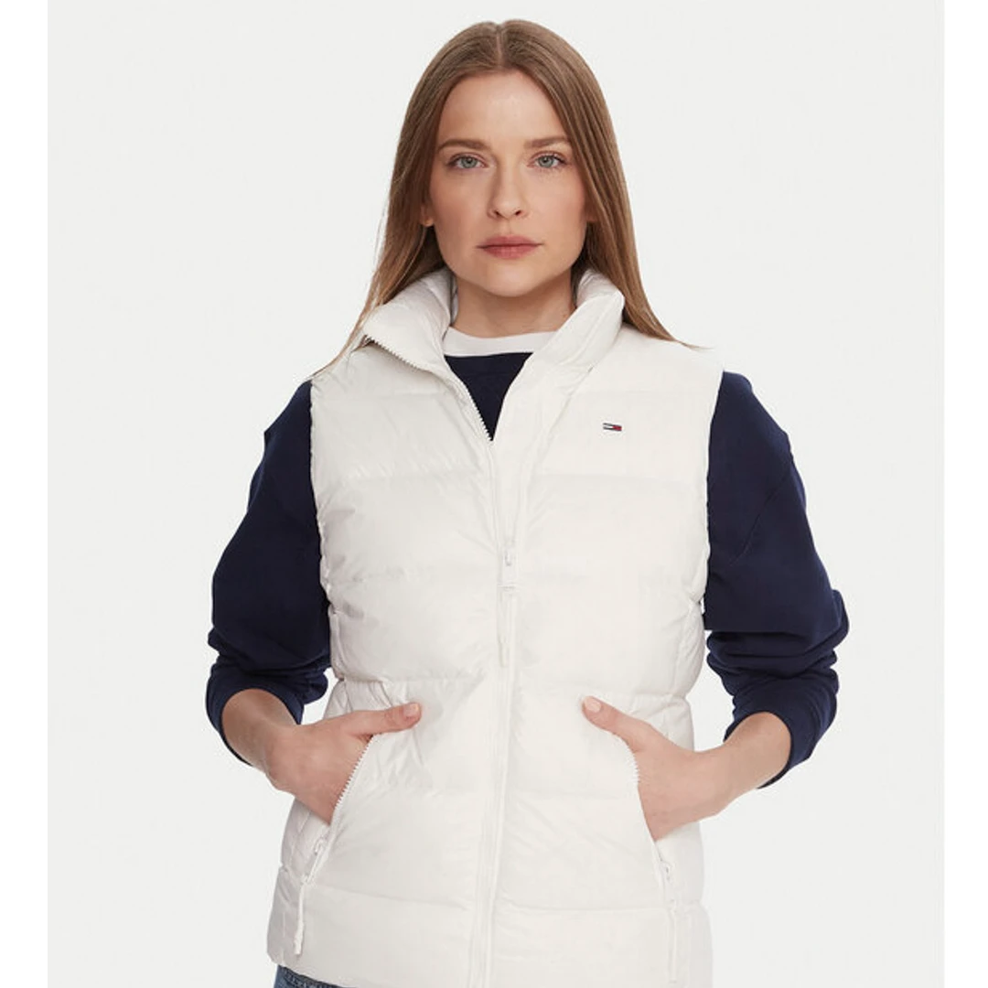 TOMMY HILFIGER 纯色羽绒服外套马甲