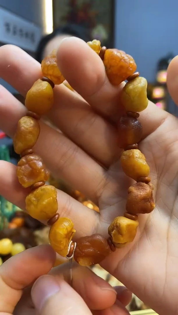 手串琥珀未镶嵌手串