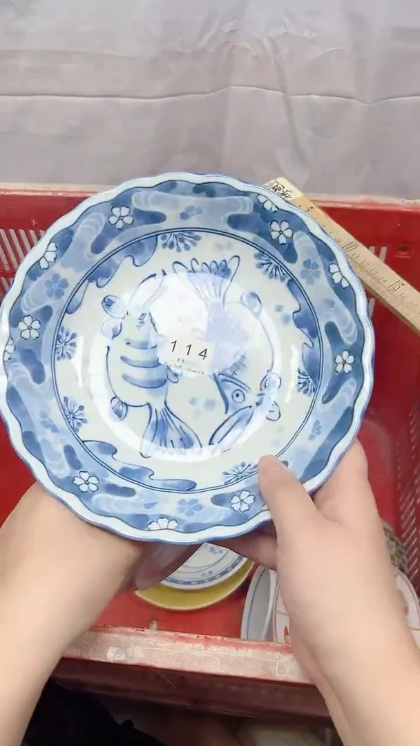 抖*爸114回流瓷器，默认微瑕