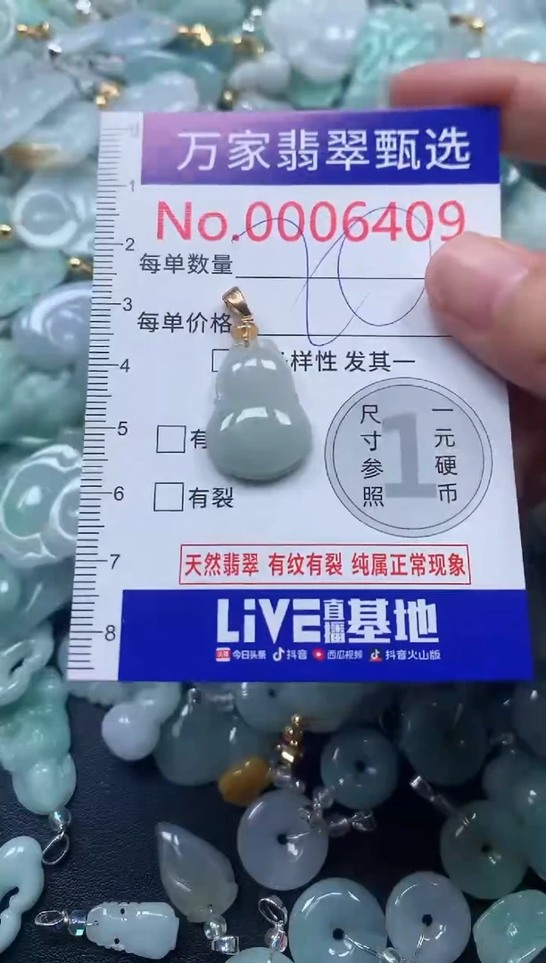 颈饰未镶嵌翡翠6409