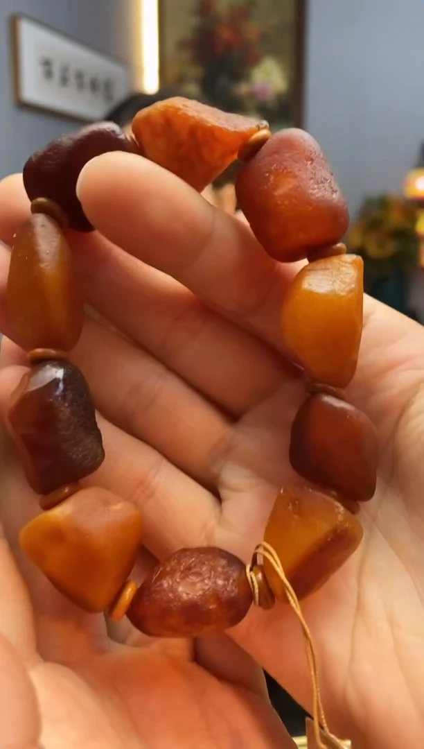 手链琥珀未镶嵌手串