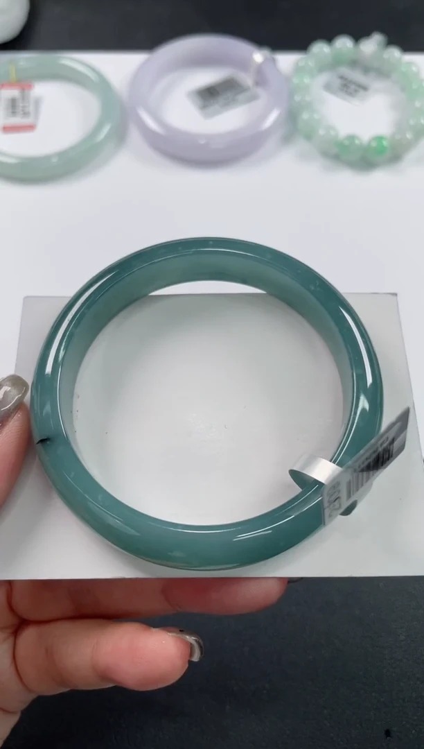 未镶嵌手镯翡翠基地发货H7865 57+