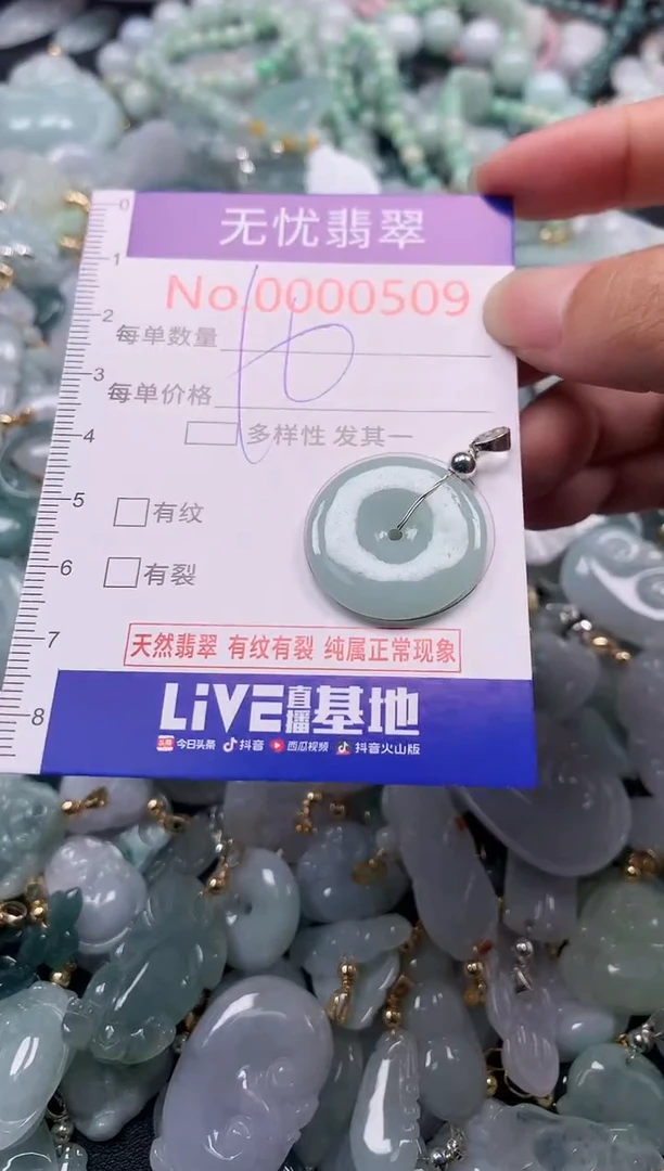 吊坠(不含链)未镶嵌翡翠509