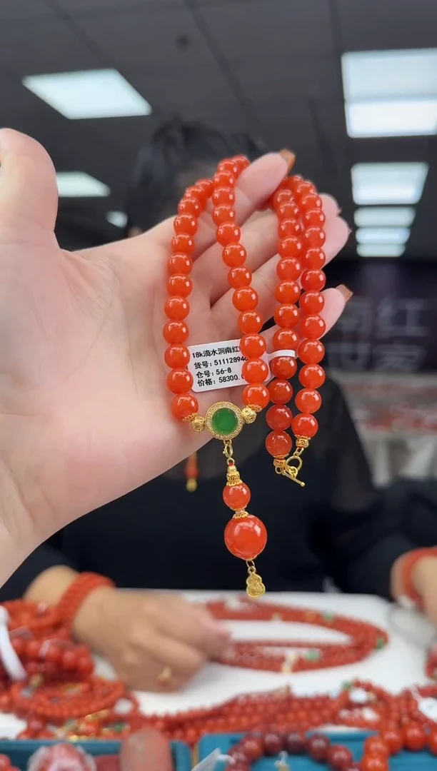 未镶嵌珠串南红玛瑙多样发其一/9219911906800