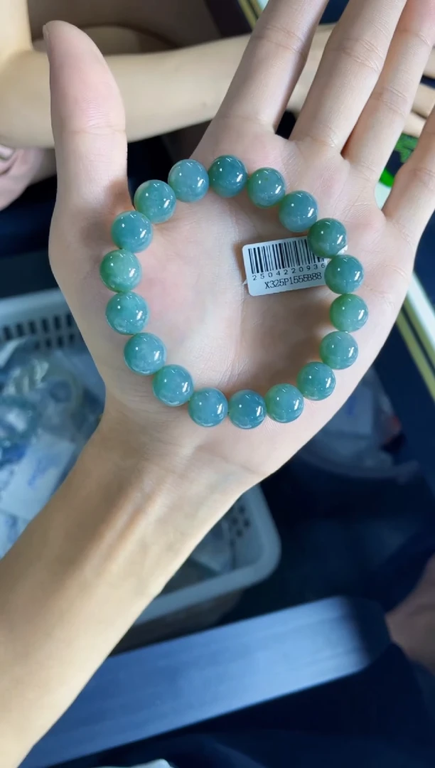 未镶嵌定制翡翠珠串 卡11+