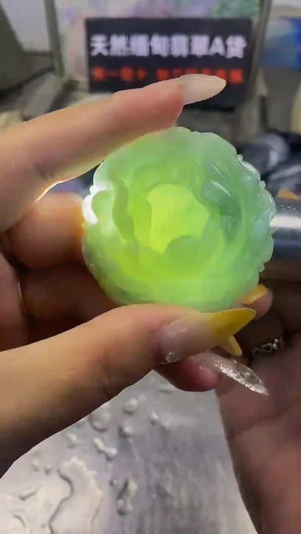 未镶嵌挂件翡翠天然缅甸翡翠A货586