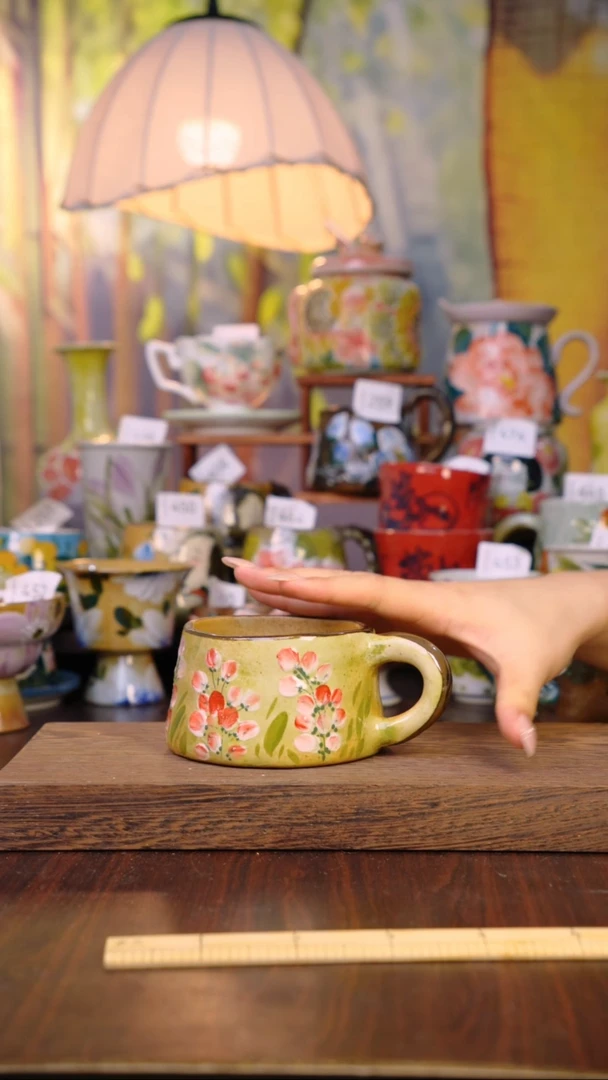 摆件泥垚手作 景德镇手工手绘器物