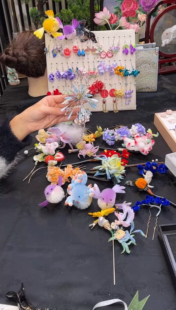 织绣邱**1非遗手工苏绣饰品