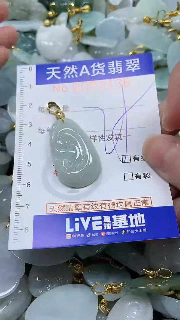 颈饰未镶嵌翡翠纯天然a货翡翠