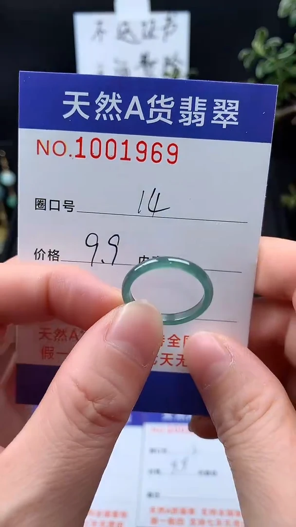 未镶嵌戒指翡翠14#