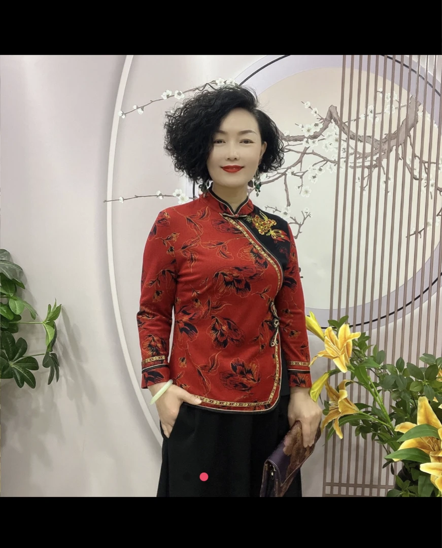 【知晚】春秋款改良旗袍衫复古国风中式气质