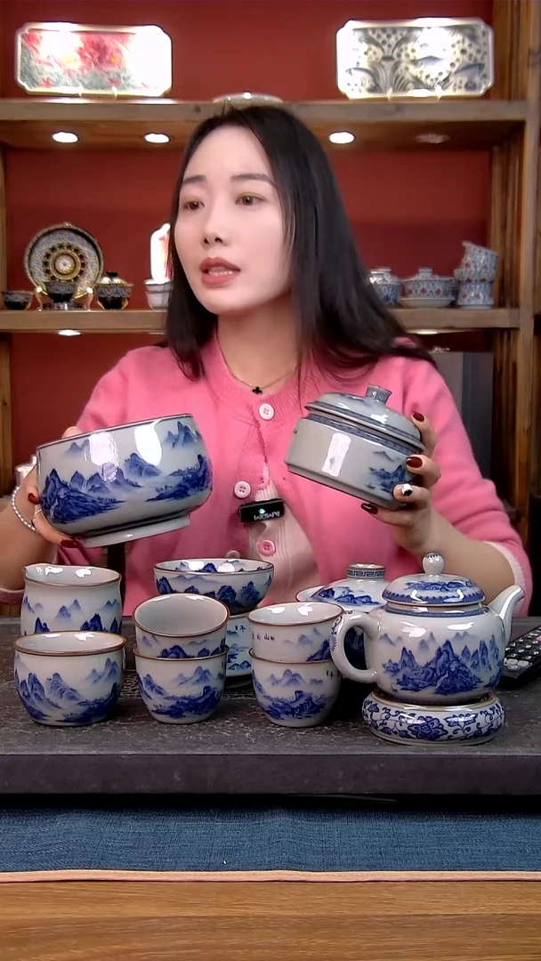 简装家用款12件套 老陶泥开片纹陶瓷茶具