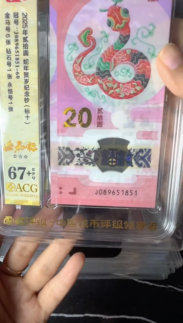 塑料2025蛇钞 爱藏标十啊啊啊啊