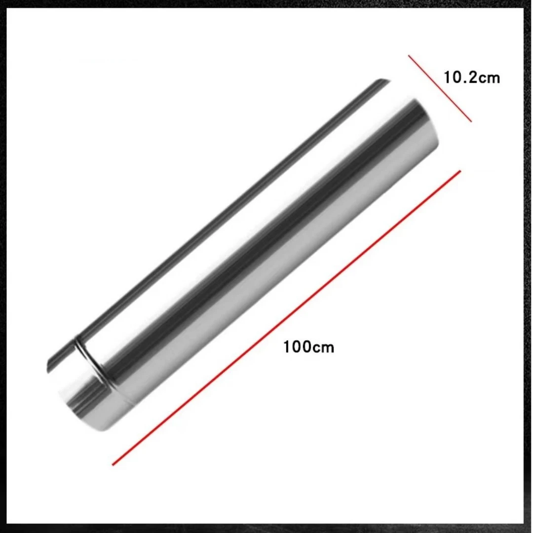 炉具多用燃料炉烟囱白铁不锈钢材质10厘米直径