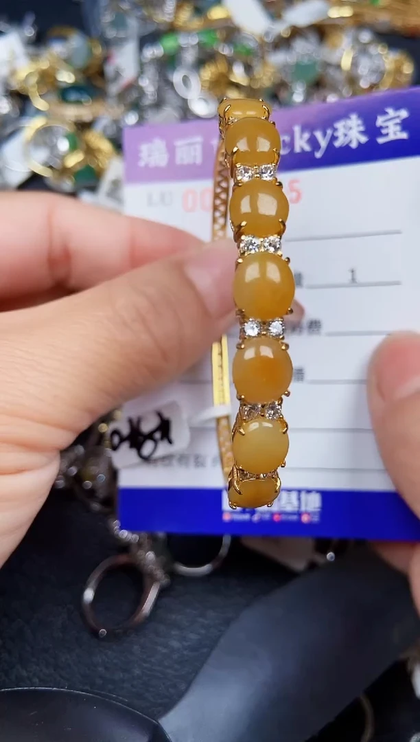 翡翠银S925镶嵌颈饰0015