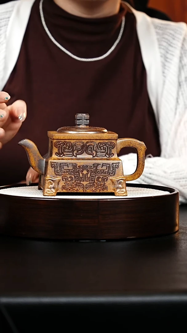 茶壶紫砂四方壶