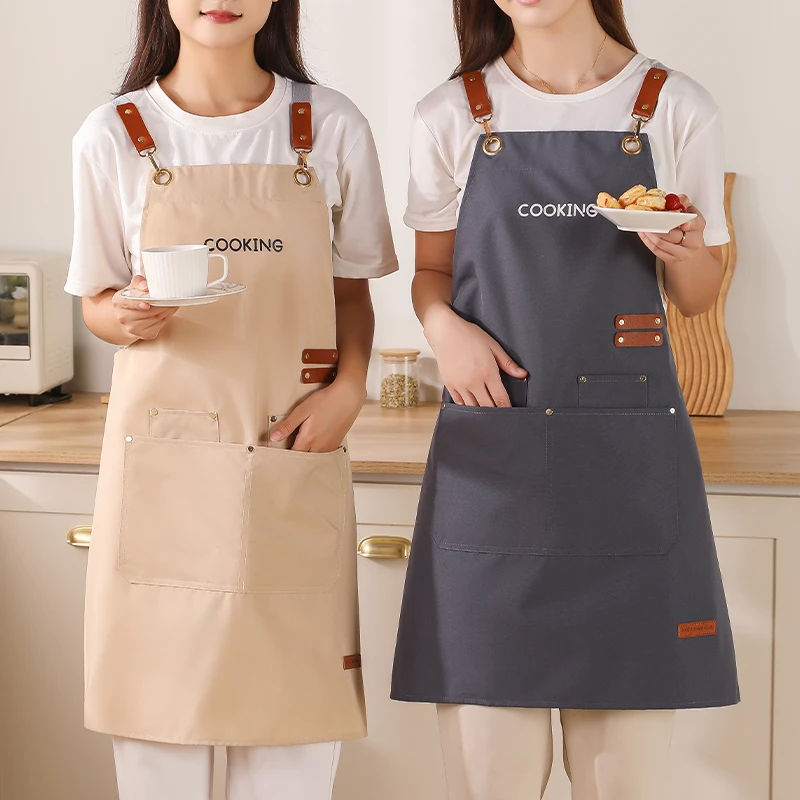 围裙家用厨房做饭餐饮防水防油新款餐厅工作服女上班防尘防脏专用