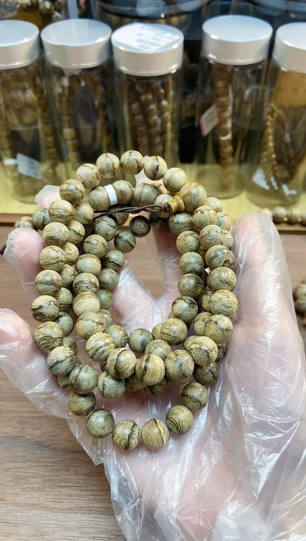 沉香手串第**法卓CG6767正区文莱卡10mm*108 38g+天然野多圈