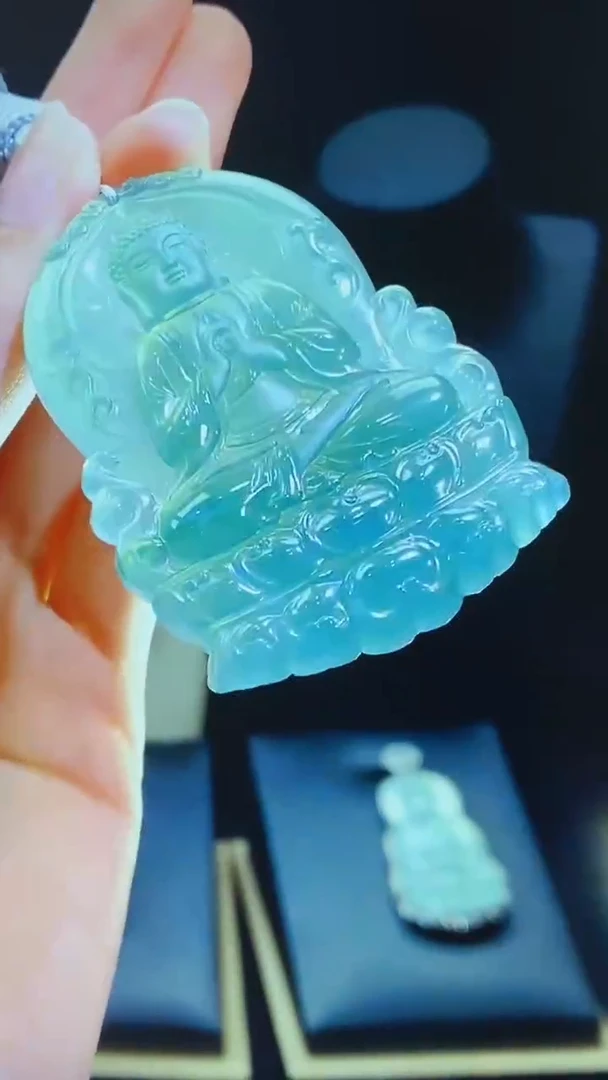 吊坠(不含链)未镶嵌翡翠天然A货翡翠 大日