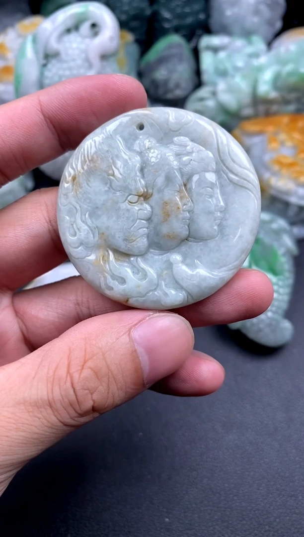 吊坠(不含链)未镶嵌翡翠1