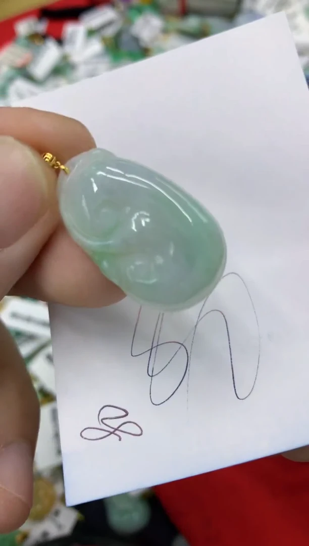 【闪购商品】翡翠颈饰18K金镶嵌号链接1111111