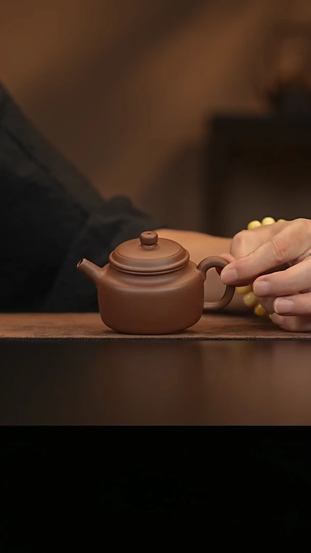 允禾斋  紫砂壶  德钟 紫泥