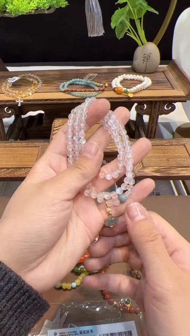 【闪购商品】长石手串未镶嵌手饰@@