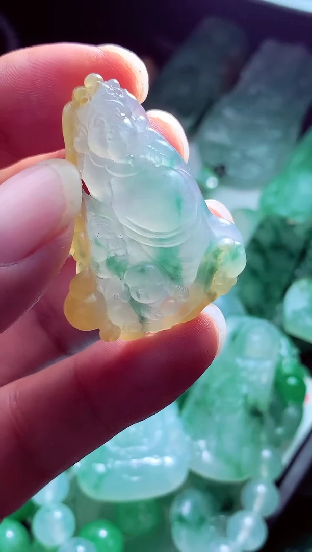 未镶嵌定制翡翠浩*#翡翠毛货定制