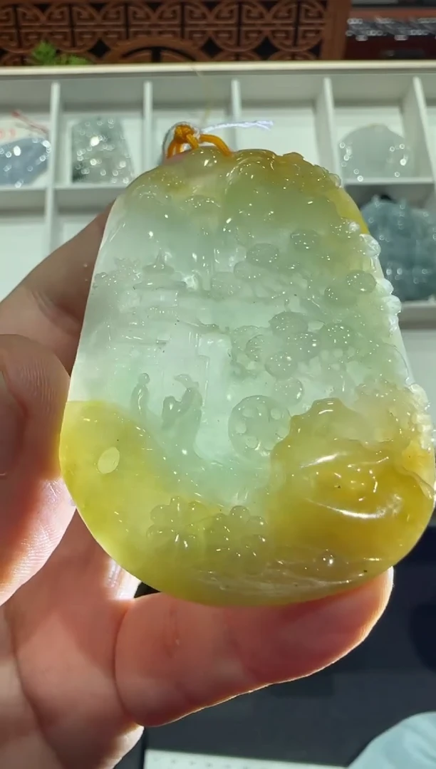 未镶嵌挂件翡翠A货翡翠多样性孤品