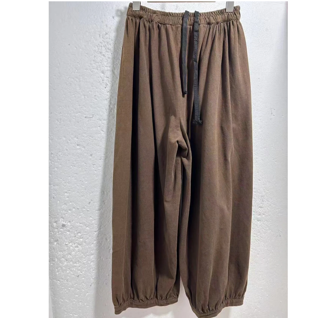 贺小黑纯棉九分裤束脚裤2917