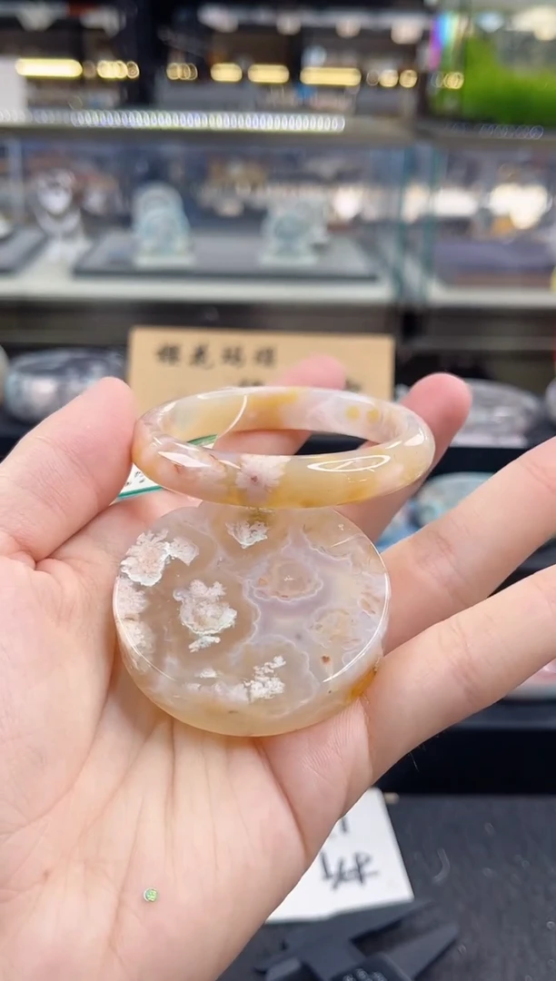 未镶嵌手镯石英质玉54圈口 （赠品镯心）3578988