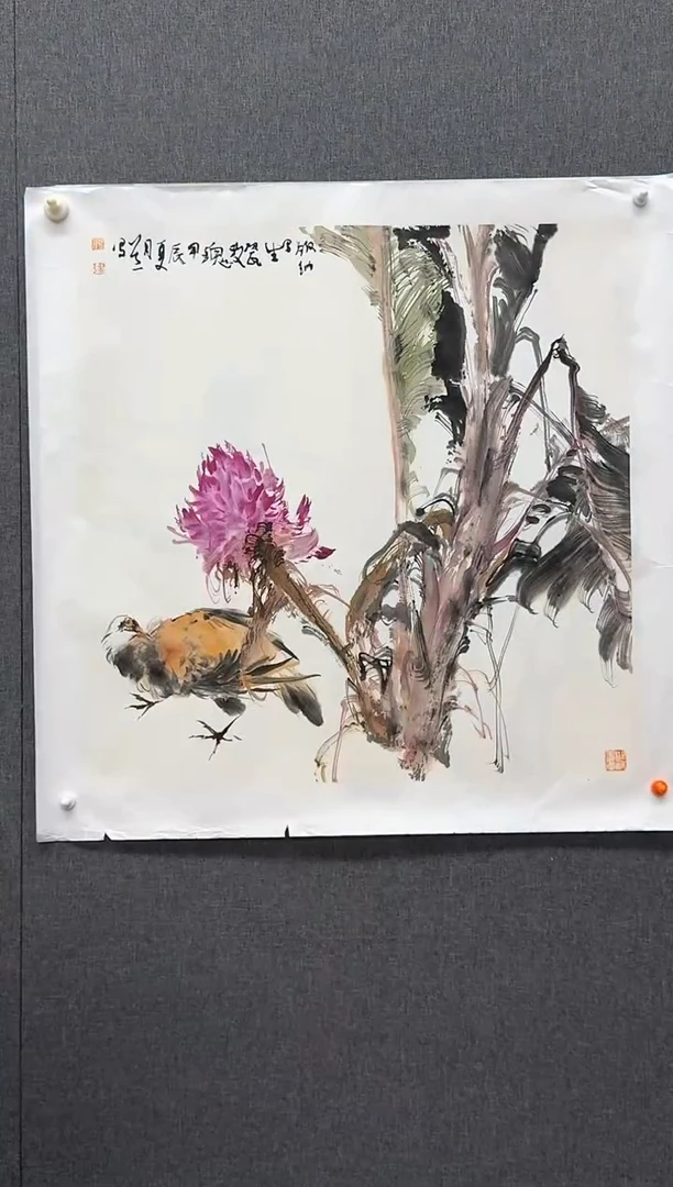 国画炳山艺术--付建老师作品