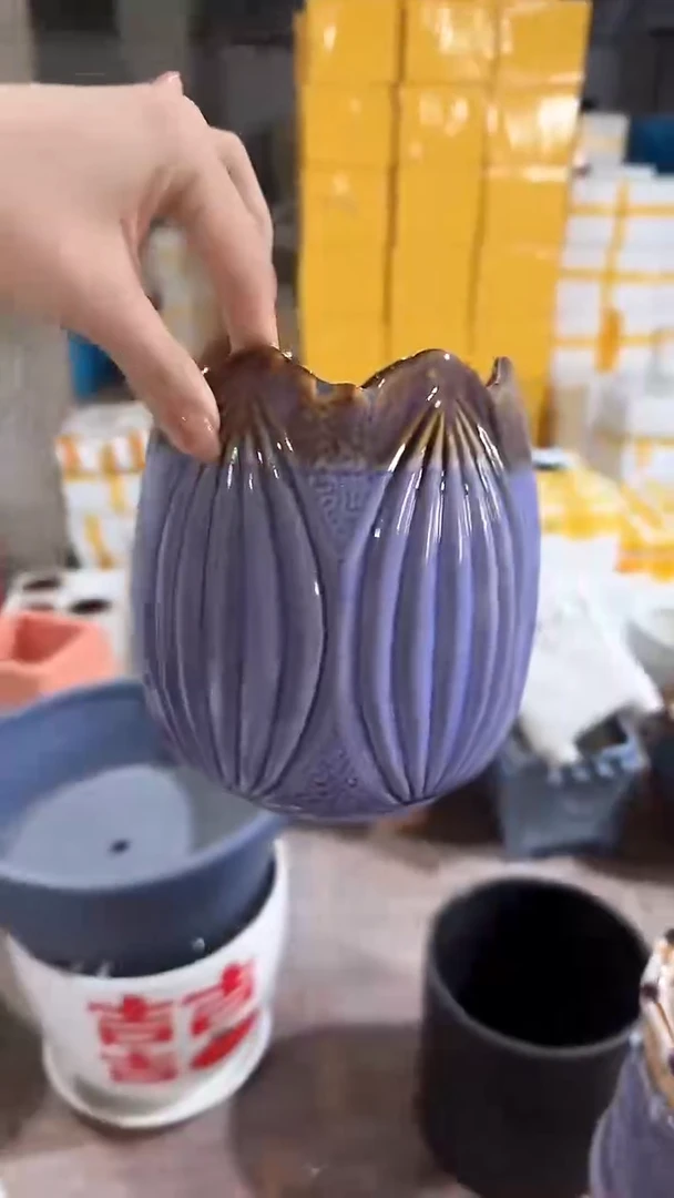 高温陶瓷花盆+E7