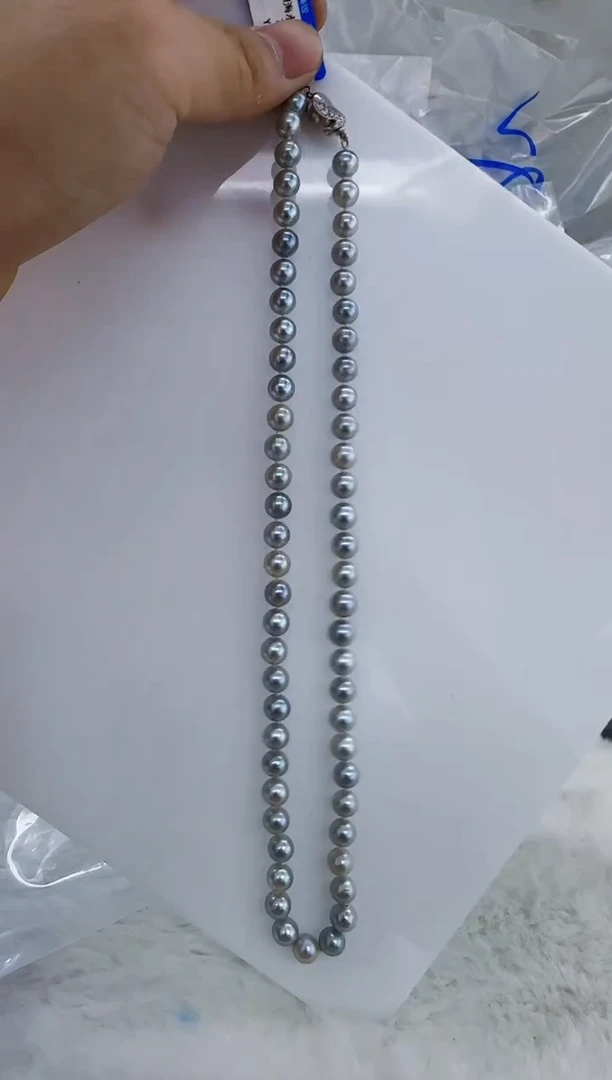 未镶嵌海水珍珠DA海水珍珠串链  y237