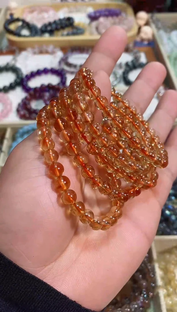【闪购商品】黄晶手链未镶嵌黄塔晶7m+ (多样性发其一）