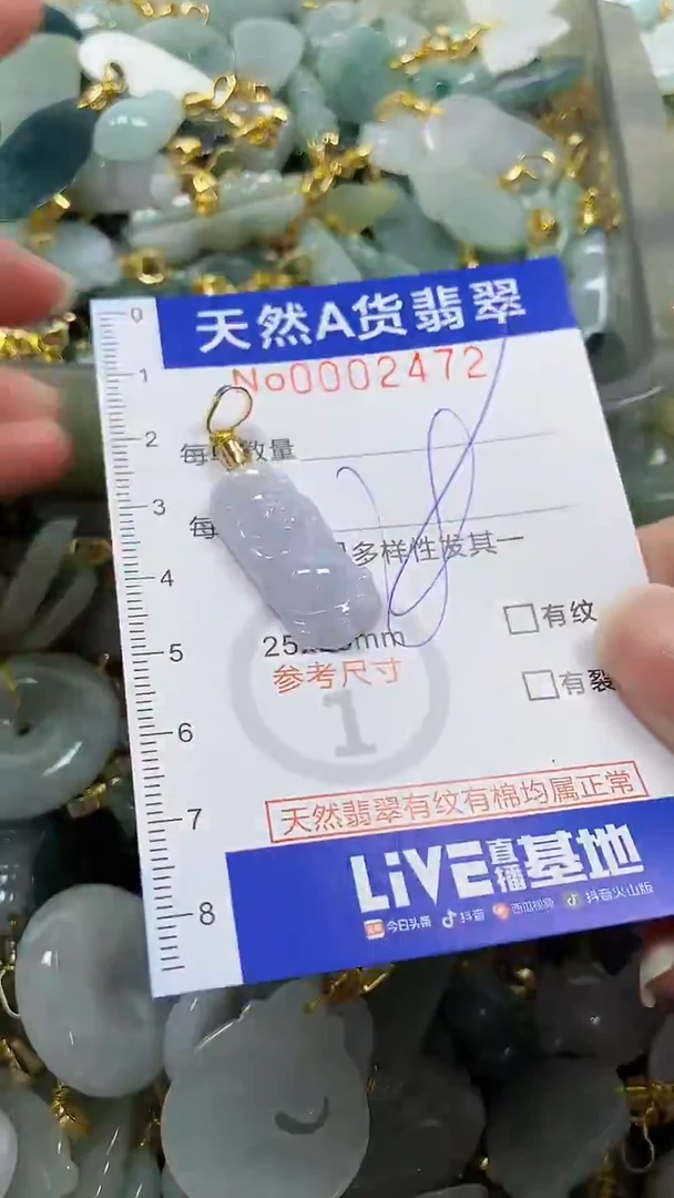 颈饰未镶嵌翡翠纯天然a货翡翠