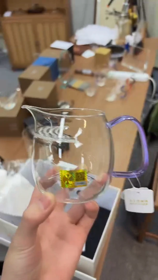禾墨月牙煮茶器浅紫色