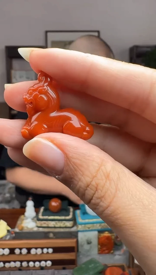 未镶嵌南红玛瑙挂件p130-瓦西