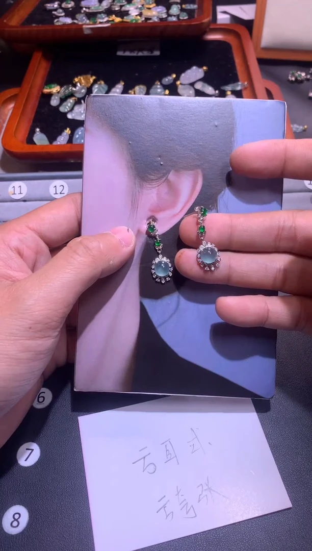 【闪购商品】翡翠吊坠(不含链)银S925镶嵌1