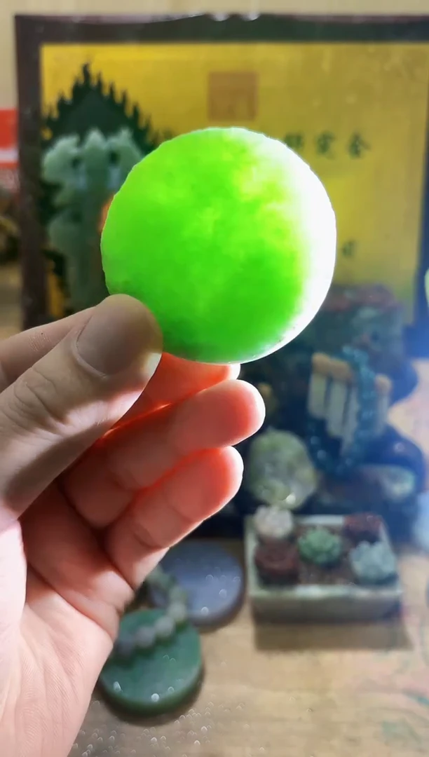 未镶嵌挂件翡翠A货常星8180