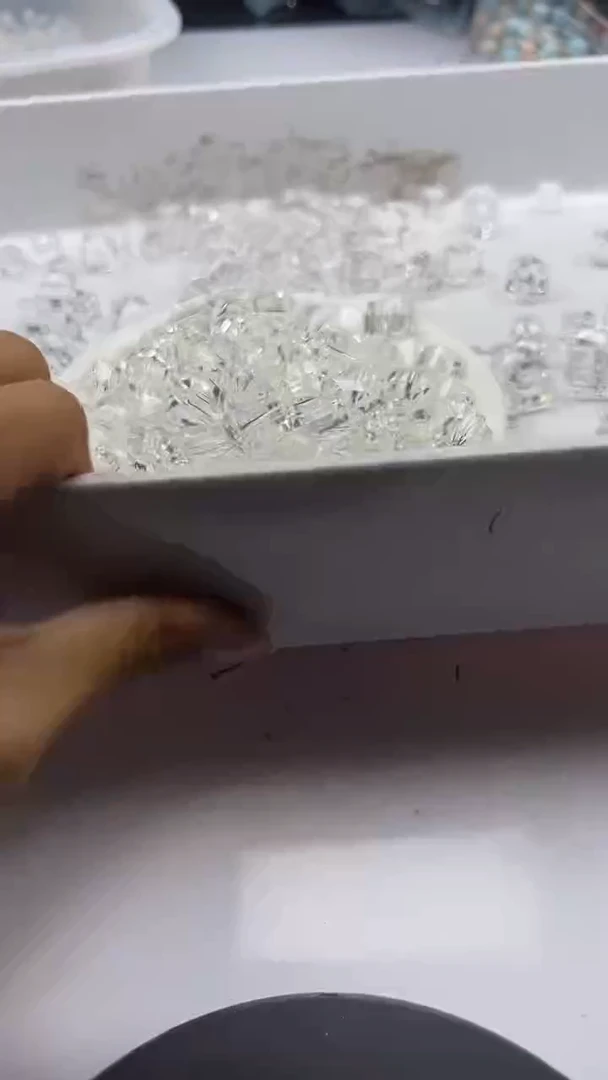 颈饰未镶嵌水晶W3206白水方糖12MM*6颗