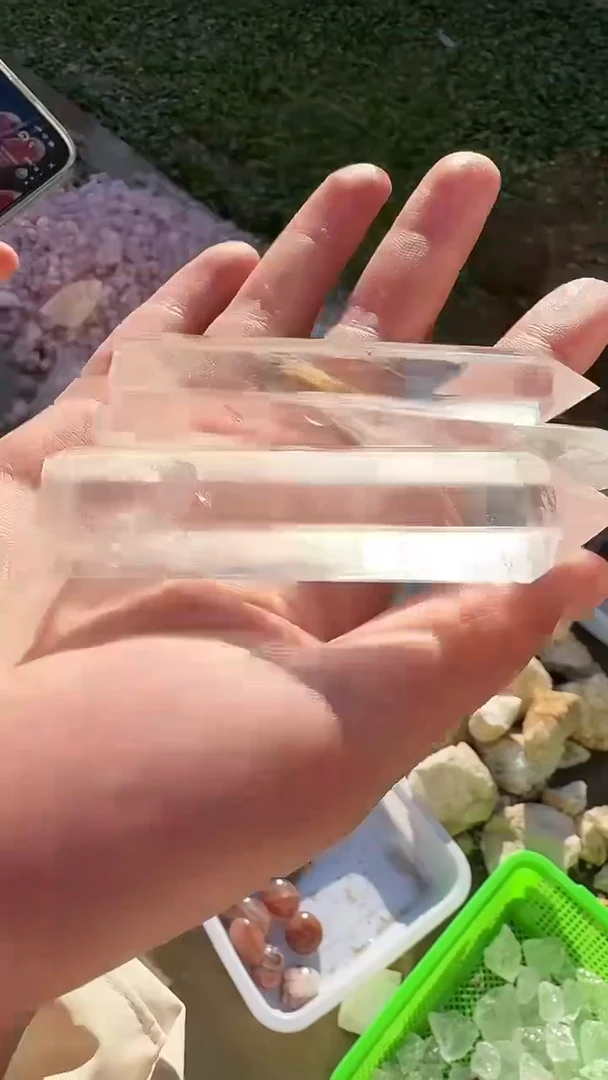 【闪购商品】水晶摆件未镶嵌白水晶柱子多样性发一个