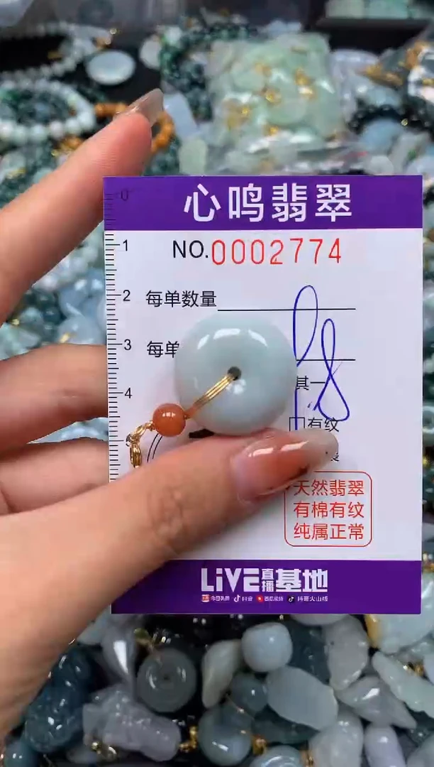 翡翠未镶嵌颈饰闪购002774
