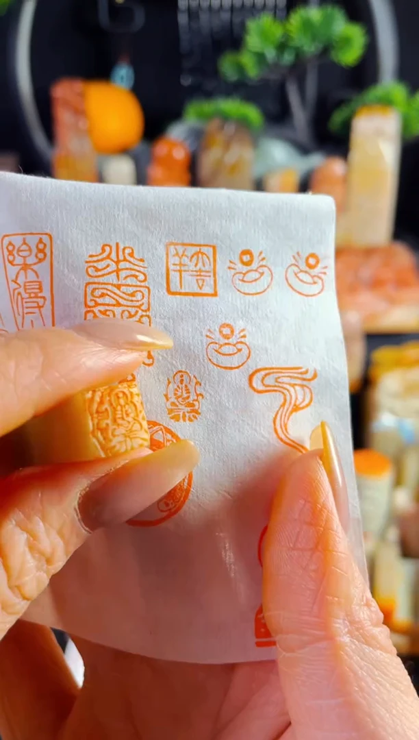 巴林石印石手工篆刻《小佛造像》1.0巴林